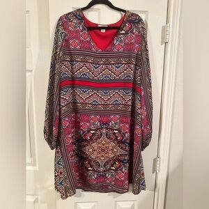 Cato dress split sleeves.